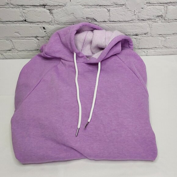 THE WARMY OVERSIZED HOODIE DRESS/SWEATSHIRT 'IRIS LAVENDER' - Picture 14 of 15
